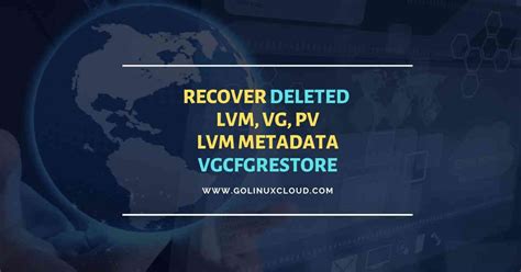 restore lvm2 metadata linux